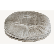 Coussin Rond Douillet Brun pour Chiens- Animal Boulevard