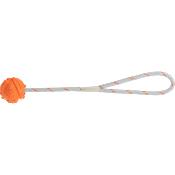  Jouet Flottant Balle sur Corde Orange pour Chiens - Trixie