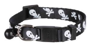Collier Nylon Tête de mort  pour Chats