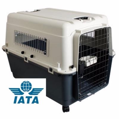 Cage de transport pour chien simple dos droit