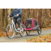 Remorque Vélo pour Chien Rouge Taille L - Trixie