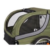 Remorque vélo pour Chien Tybalt Vert/Noir - Flamingo