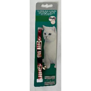 Collier Rouge et Blanc pour Chat - Karlie