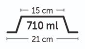 Gamelle Inox Antidérapante pour Chiens - 710 ml