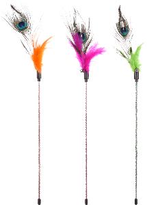 Plumeau A Plume De Paon Jouets Pour Chat La Toutouniere Plumeau A Plume De Paon Jouets Pour Chat La Toutouniere