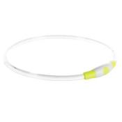 Collier Lumineux Vert Flash USB pour Chien - Trixie