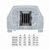 Box de Transport Voiture pour Chiens Taille S