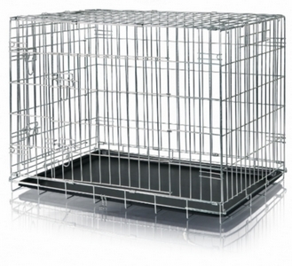 Cage Métal Galvanisée pour Chien Taille M - Trixie