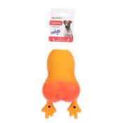 Poule Orange Regis en Latex - Jouets pour Chiens - Flamingo