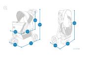 Poussette pour Chien Urban Bleu- Innopet