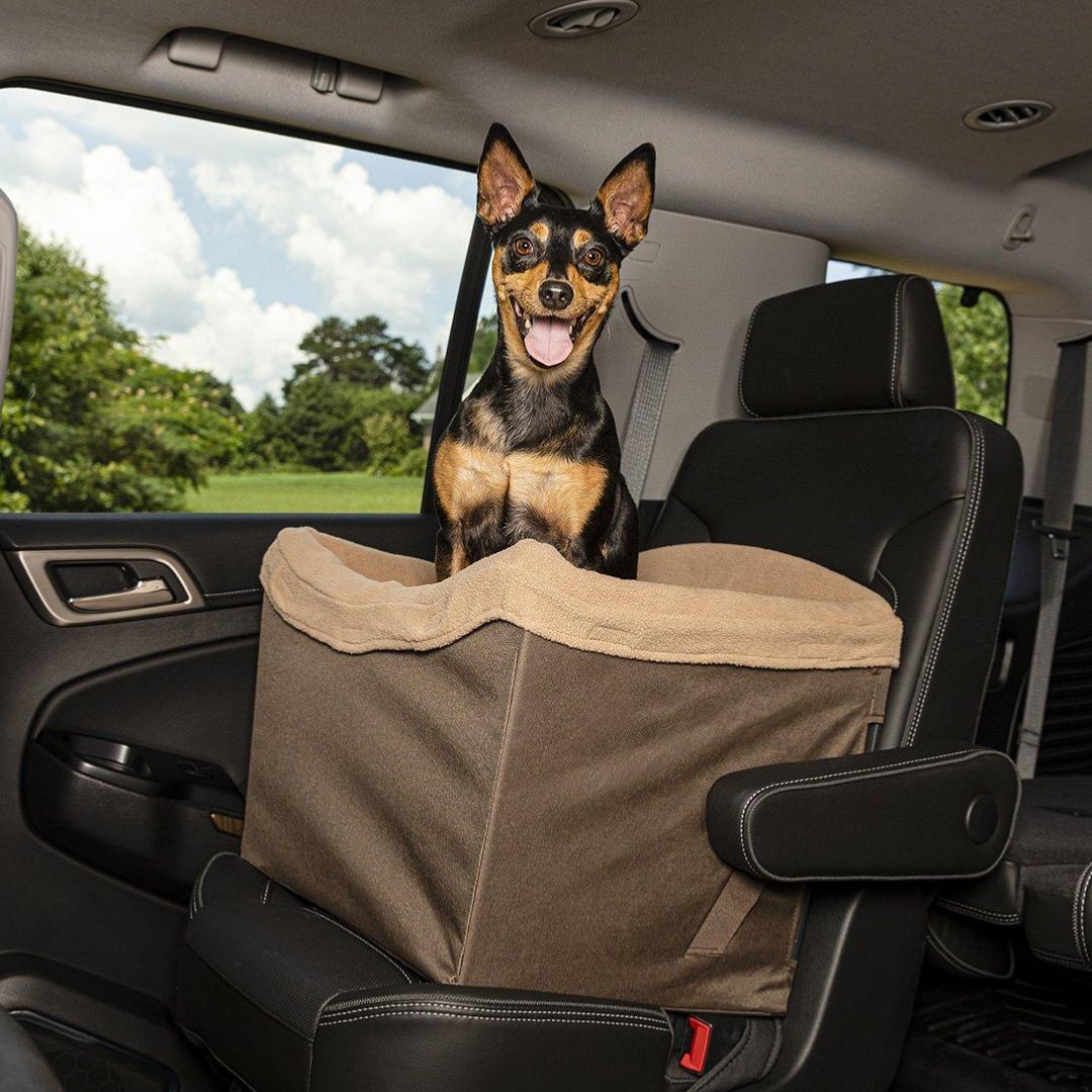 Siège auto, sac vert de transport pour chien, taille M pour chiens de petite  et moyenne taille –