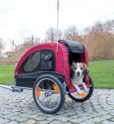 Remorque Vélo pour Chien Rouge taille M - Trixie