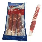 Bâton Peau de Buffle et Boeuf pour Chiens 17 cm lots de 3