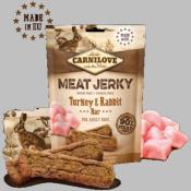 Jerky Carnilove Barres Protéinées - Dinde & Lapin 100 gr