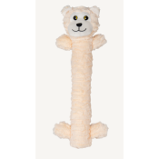 Peluche Ours Blanc long pour Chiens- Animal Boulevard