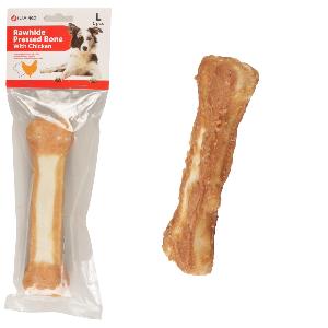 Os Peau de Buffle et Poulet pour Chiens 20 cm 