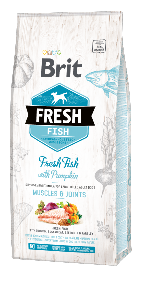 Brit Fresh Adult Grand Chiens - Poisson et Citrouille