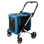 Poussette BigBuddy Bleu pour Chien et chat - Ibiyaya