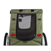 Remorque vélo pour Chien Tybalt Vert/Noir - Flamingo