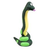 Serpent Noir en Latex - Jouets pour Chiens - Animal Boulevard