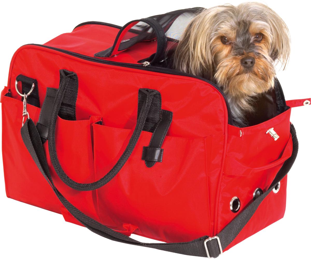 Sac de Transport pour Chien en Téflon noir La Toutouniere