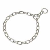 Collier Étrangleur en Acier Chromé pour Chien