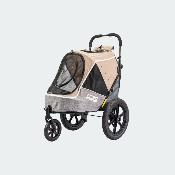 Poussette et Remorque vélo pour Chien Sporty Beige - Innopet