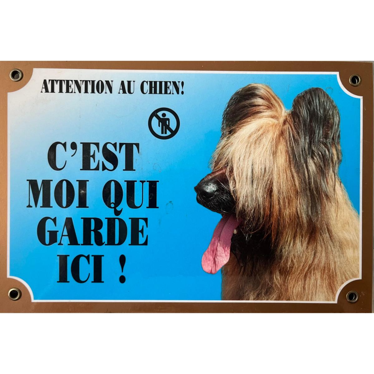 Panneau Attention au Chien