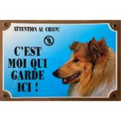 Panneau Attention au Chien Colley