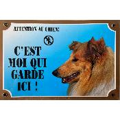 Panneau Attention au Chien Colley