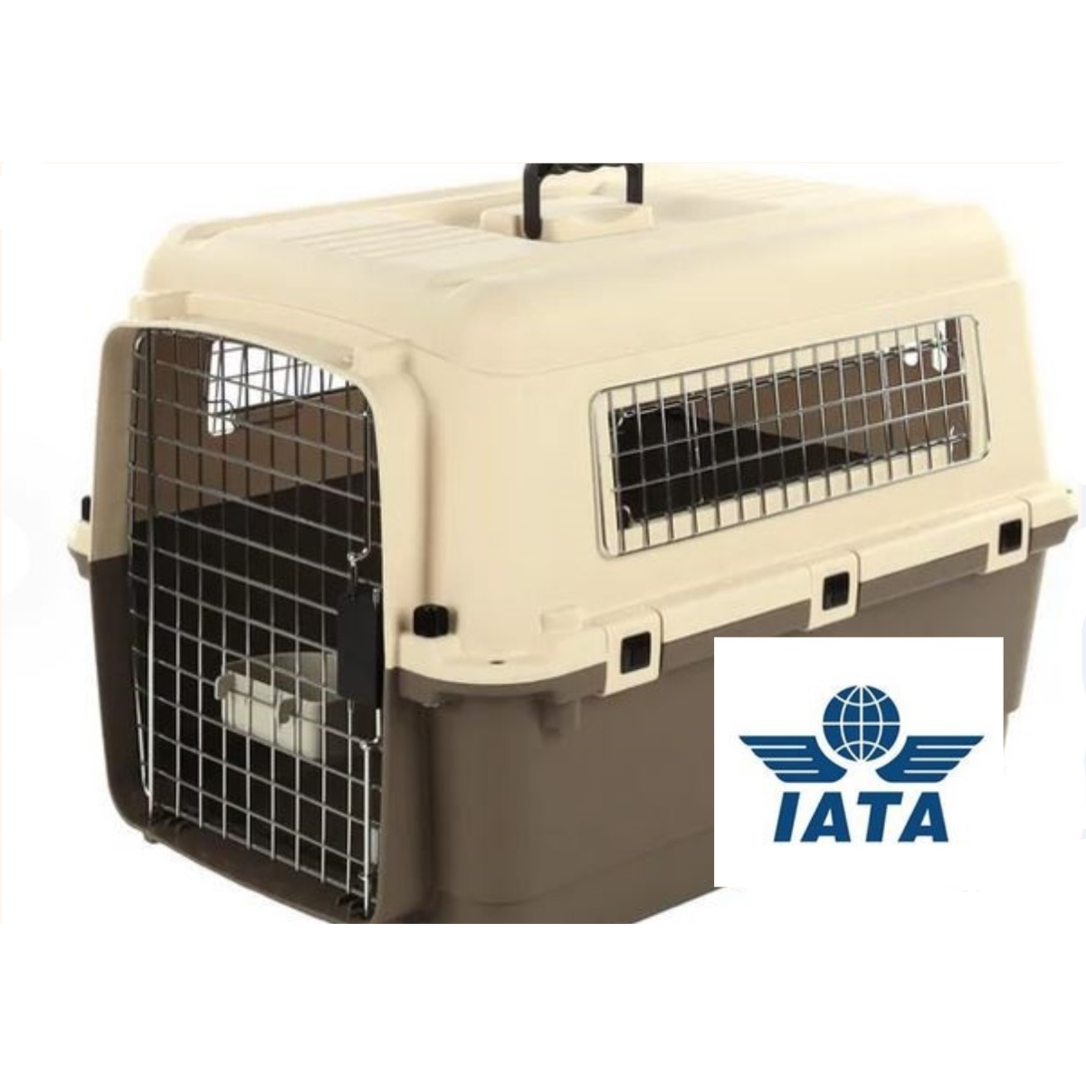 Cage pour Chien Grande Taille Cages de Transport Chien à Roulette