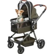 Poussette pour Chien ou Chat Vert Olive - Trixie