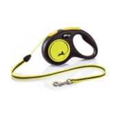 Flexi New Neon S avec corde de 5 m- Flexi