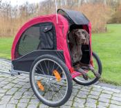 Remorque Vélo pour Chien Rouge Taille L - Trixie