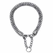 Collier Semi-Étrangleur 2 Rangs pour Chien