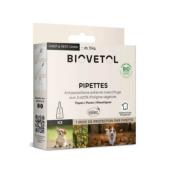 3 Pipettes Antiparasitaire pour Chiot et Petit Chien - Biovétol