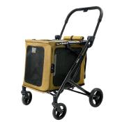 Poussette BigBuddy Caramel pour Chien et chat - Ibiyaya