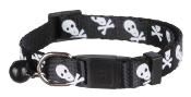 Collier Nylon Tête de mort  pour Chats