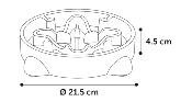 Gamelle Anti-glouton pour Chien - 800 ml