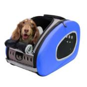 Poussette Multifonction Combo 5 en 1 pour Chien et Chat Bleu - Innopet