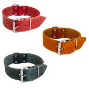 Collier Cuir Large pour Chien