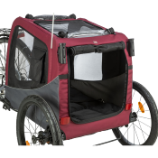 Remorque Vélo pour Chien Rouge Taille L - Trixie