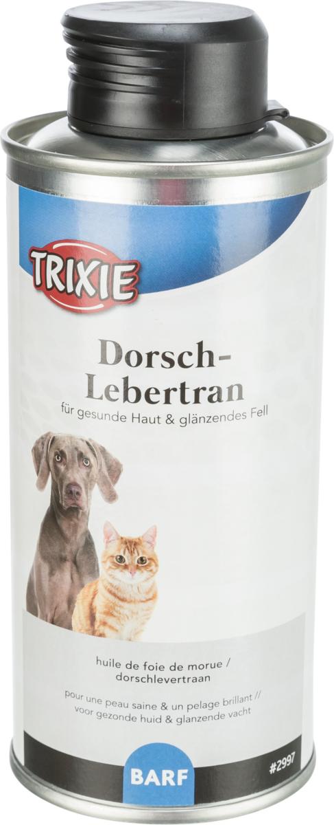 TRIXIE Huile de saumon pour chats et chiens, booste le système