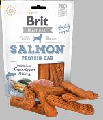 Jerky Brit Barres Protéinées - Saumon & Moules Vertes 80 gr