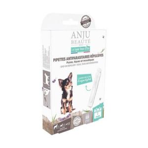 4 Pipettes Antiparasitaires pour Petits Chiens - Anju