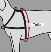 Harnais Simili Cuir pour Chien Orné de Strass