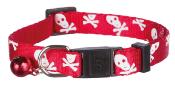Collier Nylon Tête de mort  pour Chats
