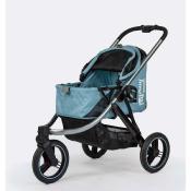 Poussette pour Chien Premium Comfort Bleu Clair - Innopet