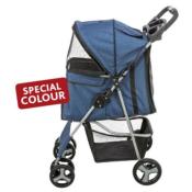 Poussette pour Petit Chien ou Chat Berlin Bleu Marine - Trixie