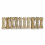 Os en Peau de Buffle Premium Pressés pour Chiens - 7.5 cm